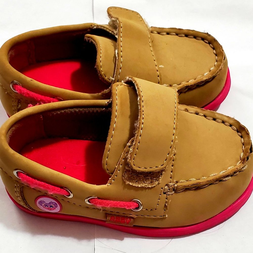 Sesame Street Abby Velcro Boat Shoes